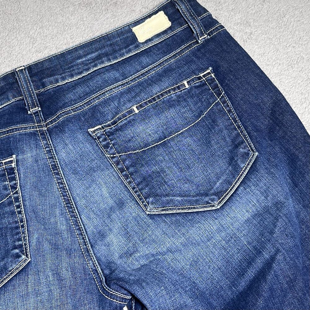 Paige Venice Cropped Jeans Women's 30 Blue Medium Wash Fading Stretch Boho 30x25 - Picture 8 of 11